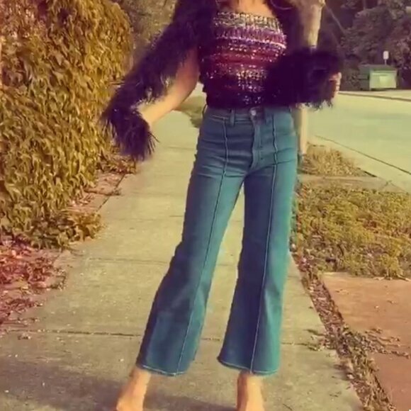 3x1 NYC Wide Leg Stretch Jeans Women's Size 24 - Picture 15 of 16